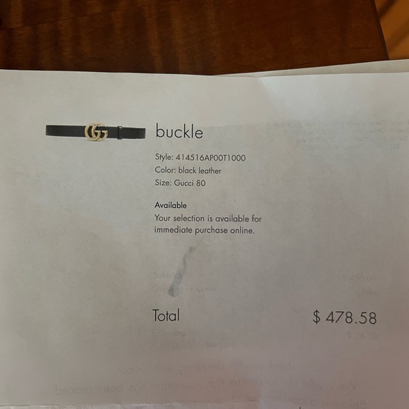 Gucci belt - Picture 7 of 8